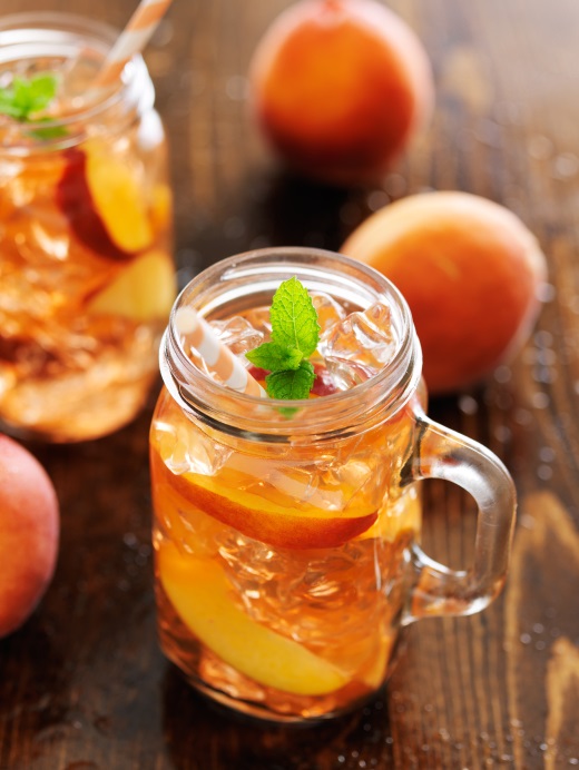 Almond Peach Iced Tea