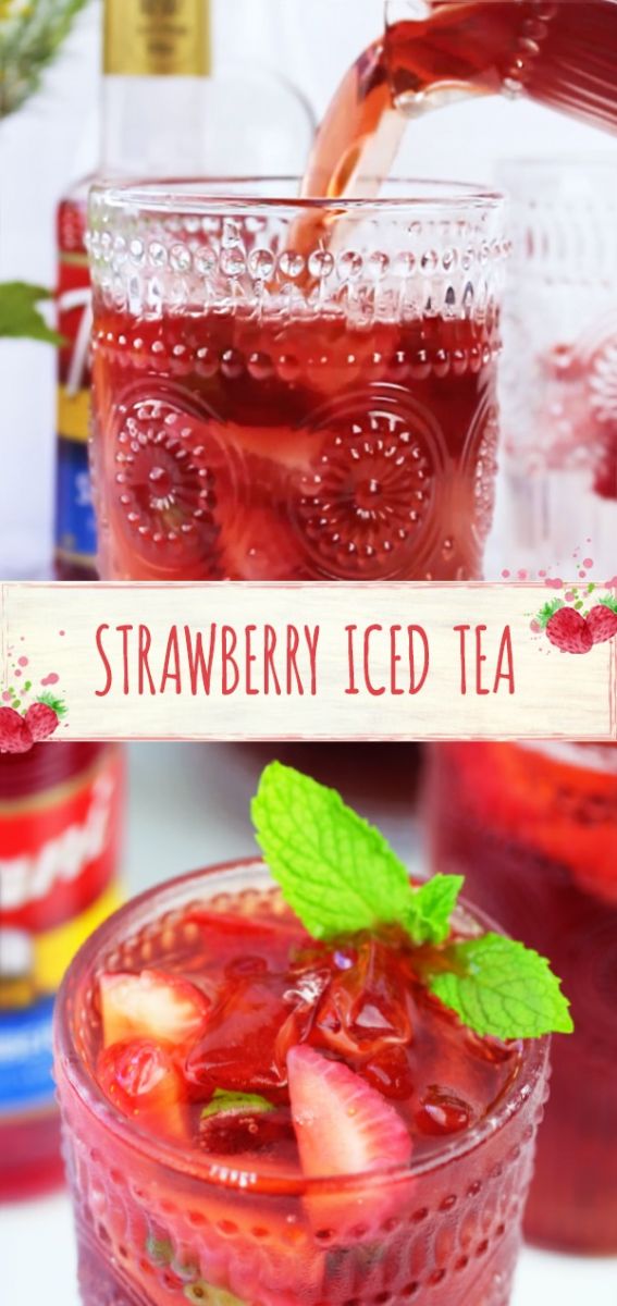 strawberry iced tea