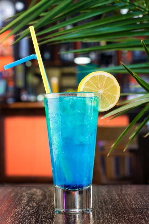 blue sky sparkling lemonade