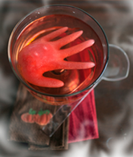 spooky hand punch bowl