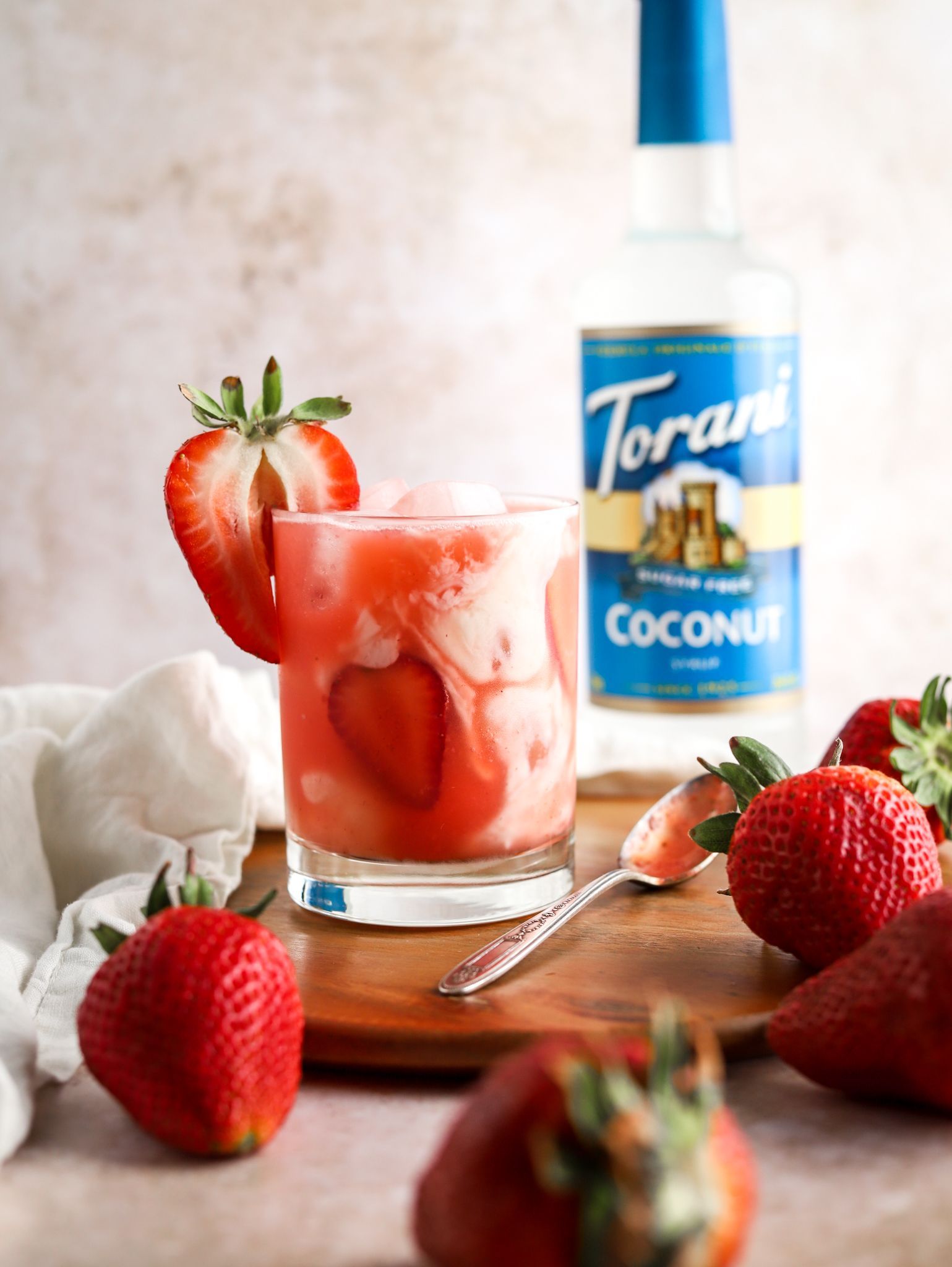 Strawberry Coconut Dirty Soda