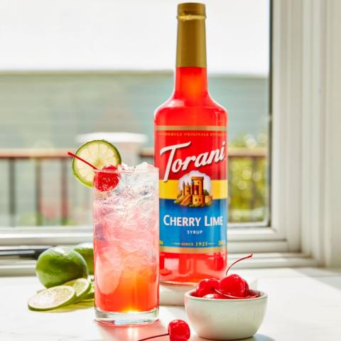 Cherry Lime Italian Soda