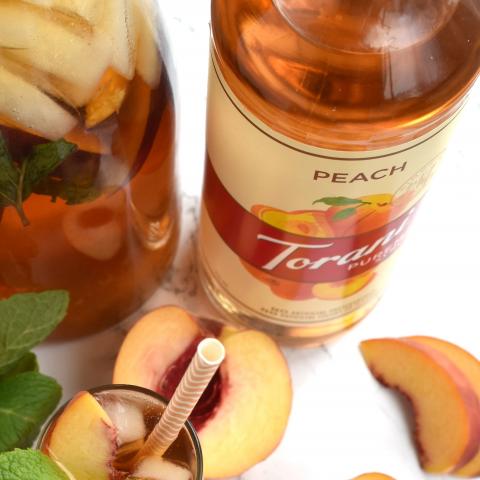 Peach Green Tea Spritzer