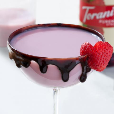 Chocolate Covered Raspberry Martini