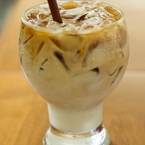 Iced Sugar Free Pumpkin Pie Latte