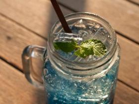 Blue Raspberry Cotton Candy Soda